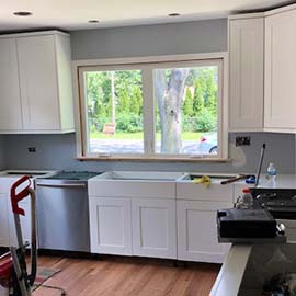 Windows, Door and Baseboard Installation